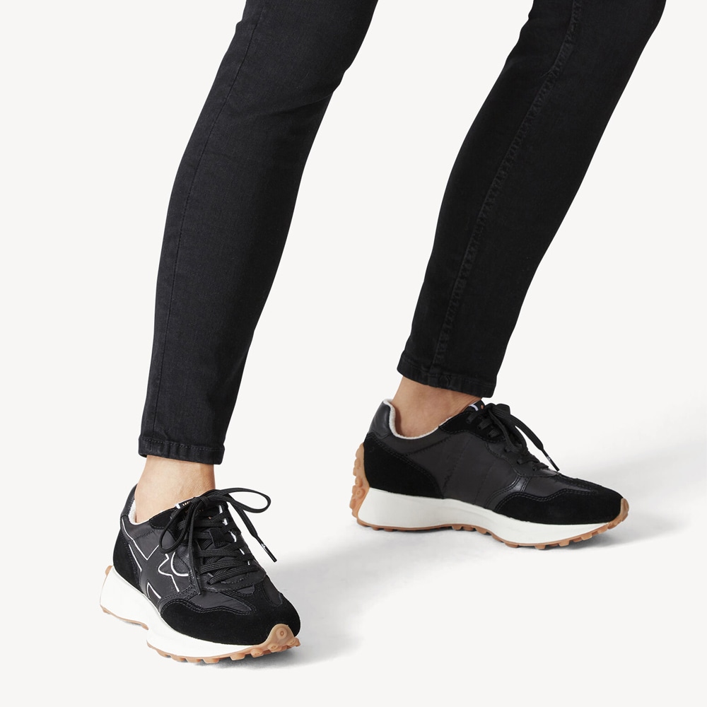 salgsplan afgår bestille Tamaris Fashletics Work Sneakers Black